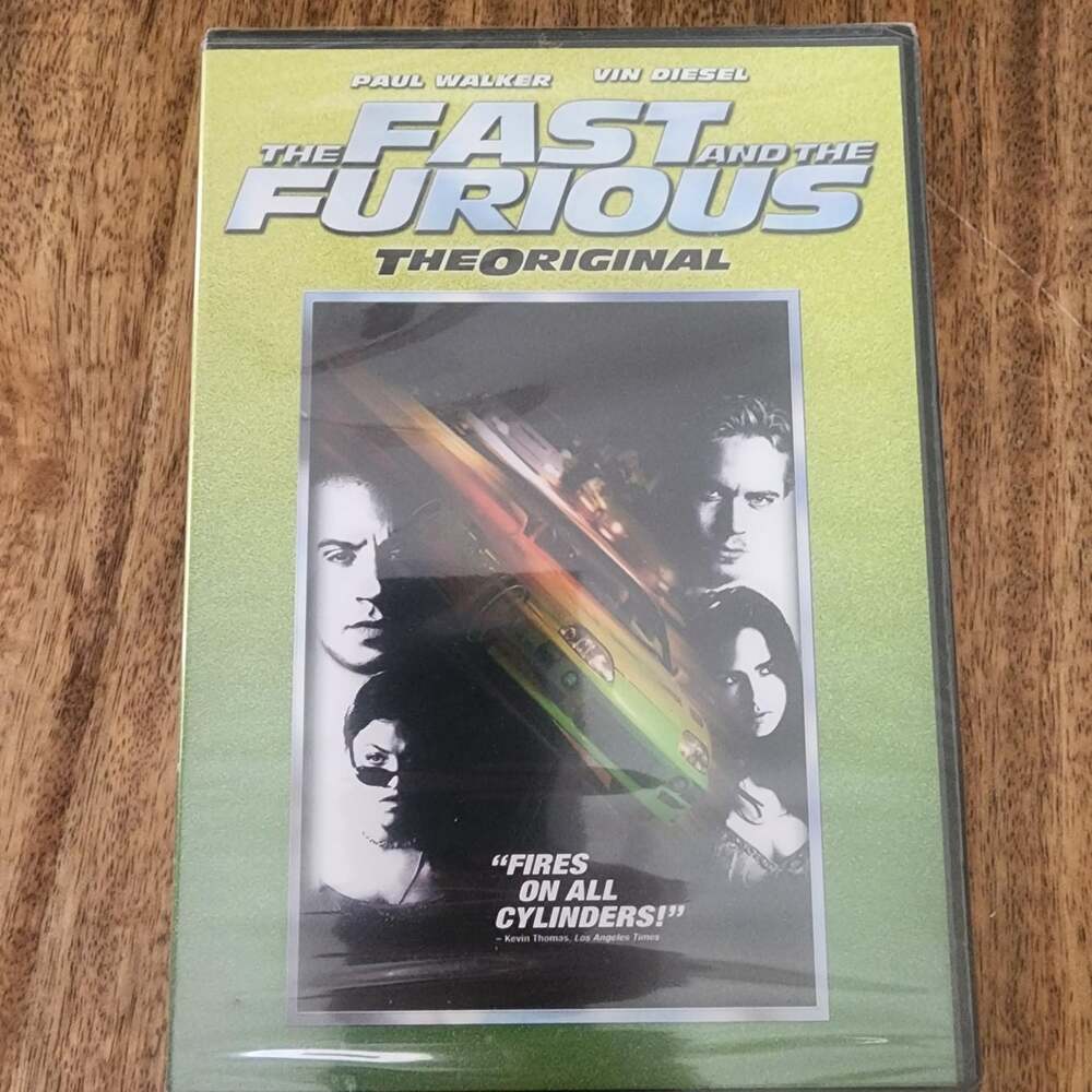 The Fast And The Furious DVD Widescreen PG-13 Walker Diesel Universal New Sealed